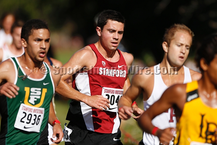2014StanfordCollMen-117.JPG - College race at the 2014 Stanford Cross Country Invitational, September 27, Stanford Golf Course, Stanford, California.